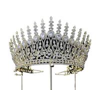 Women's Headdresses,Hair Jewelry Crown Tiaras for Women Jewelry Pageant Hair Accessories Classic Elegant Tiaras Handmad