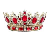 Women's Headdresses,Hair Jewelry Crown Tiaras for Women Luxuries Crystal Flower Tiara Crown Headdress Prom King Crown for Wedding Tiaras and Crowns Hair Jewelry Accessories