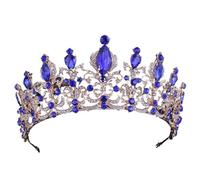 Women's Headdresses,Hair Jewelry Crown Tiaras for Women Red Black Crystal Wedding Tiara Bridal Crown for Wedding Bride Gold Rhinestone Crowns Headband Jewelry Hair Accessories