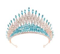 Women's Headdresses,Hair jewelry crown tiaras for women Silver Color Rhinestone Crystal Queen Big Crown Bridal Wedding