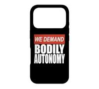 Womens Headline Vote For Choice We Demand Bodily Autonomy Case for iPhone 17 Pro