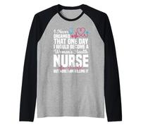 Women's Health Nurse RN OB GYN Appreciation Raglan Baseball Tee
