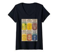 Womens Healthy Juice Wellness Recipes Detox Natural Remedy V-Neck T-Shirt