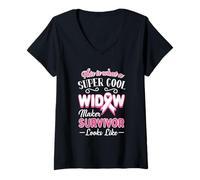 Womens Heart Attack Survivor Bypass Surgery Recovery Cardiac Health V-Neck T-Shirt