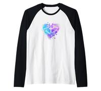 Women's Heart of Grace - Forgiven. Restored. Christian. Raglan Baseball Tee
