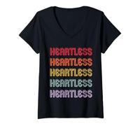 Womens Heartless V-Neck T-Shirt