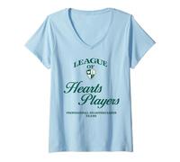 Womens Hearts Players Cool Girls Women Heartbreakers Feminist V-Neck T-Shirt