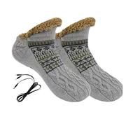 Women's heated socks, winter clothing for Christmas feet, warm winter socks, for Christmas, office, cold mornings, evenings, relaxation, bedroom, living room, holiday, apartment, study, basement