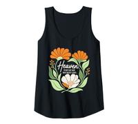 Womens Heaven Top of My Bucket List Boho Floral Tank Top