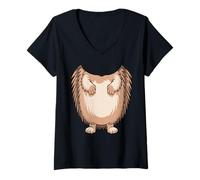 Womens Hedgehog Shirt Adult Men Women Kids Hedgehog Costume V-Neck T-Shirt