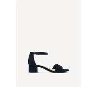 Tamaris Koli 45 Navy Womens Heeled Sandals 28201-42-805 in a Plain Textile in Size 37
