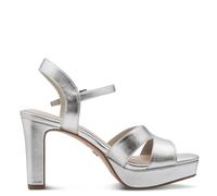 Tamaris Women' 1-28349-42 Heeled Sandal, Silver, 3.5 UK