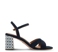 Tamaris Women’s sandal with block heel blue 5 UK