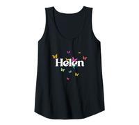 Womens HELEN - Adorable girl name with colorful Butterlies Tank Top