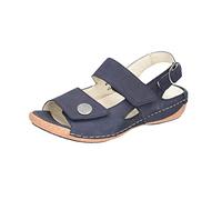 Womens Heliett Navy Double Velrco Sandal UK 6.5