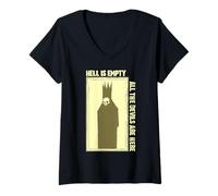 Women's Hell is Empty All Devils are here V-Neck T-Shirt