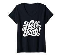 Women's Hell Yeah! Ready to Party! V-Neck T-Shirt