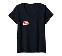Womens Hello I'm Single T-Shirt V-Neck T-Shirt