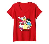 Women's Hello Kitty Best Friends Love Forever Sweet Cute Classic Fun V-Neck T-Shirt