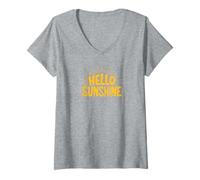 Women's Hello Sunshine V-Neck T-Shirt