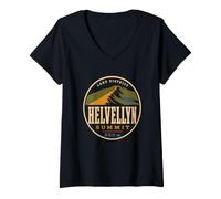 Women's Helvellyn 950m Lake District Cumbria Striding Edge Hiking UK V-Neck T-Shirt