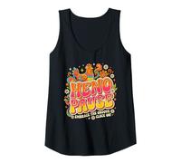 Womens Henopause Embrace The Groove Cluck On Retro Chicken Tank Top