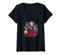Women's Henry David Thoreau Walden Nature Quotes V-Neck T-Shirt