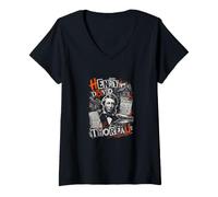 Women's Henry David Thoreau Walden V-Neck T-Shirt