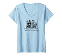 Women's Henry VIII I Handle Relationship Issues Funny V-Neck T-Shirt