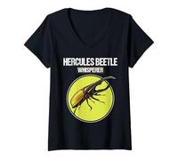 Womens Hercules Beetle Whisperer. Hercules Beetles Hercules Beetle V-Neck T-Shirt