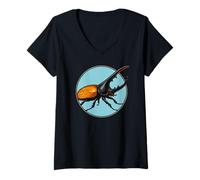 Womens Hercules Beetles Hercules Beetle V-Neck T-Shirt