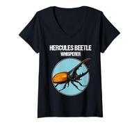 Womens Hercules Beetles Hercules Beetle V-Neck T-Shirt