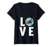 Womens Hercules Beetles Hercules Beetle V-Neck T-Shirt