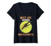 Womens Hercules Beetles Hercules Beetle V-Neck T-Shirt