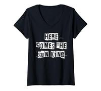 Women's Here Comes The Sun King V-Neck T-Shirt