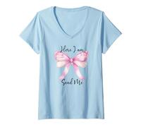 Womens Here I Am Send Me Women Here I Am Lord Send Me Isaiah 6:8 V-Neck T-Shirt