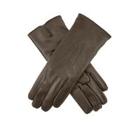 Women's Heritage Touchscreen Three-Point Cashmere-Lined Leather Gloves - MOCCA / 6.5