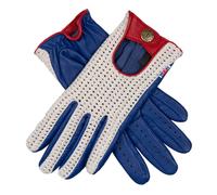 Women's Heritage Union Jack Crochet-Back Leather Driving Gloves - Union Jack / L