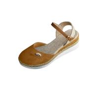 Women's Hessian Wedge Sandals UK Sale Clearance, Wide Fit Sandal Ladies Closed Toe Shoes Ankle Strappy Sling Back Sandals Summer Hiking Walking Sandals with Arch Support Evening Party Dress Sandals