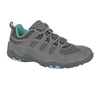 Hi-Tec Quadra Classic Women’s Low Rise Hiking Shoes, Grey (Grey/Charcoal/Cornflower 051), 8 UK (42 EU)