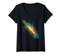 Womens Higgs Boson Particle Quantum Theory Sci Fi Funny Gift V-Neck T-Shirt
