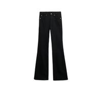 Superdry High Rise Flare Jeans Black 26 / 30 Woman