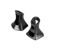 Women's High heel protectors for Stiletto heels helps protect shoes and stops shoes sinking in to grass and marking floors (Large, Black)