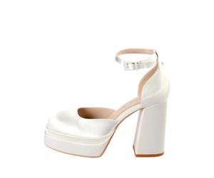 Women's high heel shoes Buffalo Bonny Dorsay Blanc 38