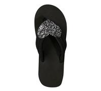 Women's High Heel Thick Sole Slippers Female Beach Non-Slip Love Flops Ladies Students Flops Shoes, black, 8 UK