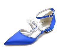 Women's High Heels, Flats Shoes Women Girls Dressy Comfortable Wedding Mary Jane Evening Shoes Flower Party Pumps, Wedding Heels, Prom Sandals for Women, Comfortable Heels,A,43