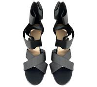 Womens High Heels Sandals Thin High Heels Sandals Elastic Straps Back Zipper Sexy Sandals Large Sized European American Style Sandals Open Toe Fish Mouth Sandals Summer Casual Sandals UK Size 3.5-7.5
