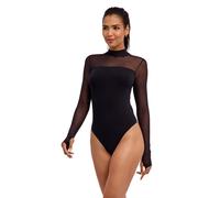 Women's High Neck Bodysuit Falke Private Noir XL
