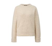 Women's High Neck Boucle Sweater QS Beige 2XL