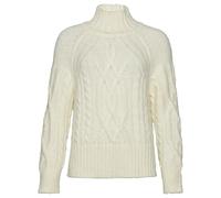 Women's high neck cable knit sweater Superdry Blanc M
